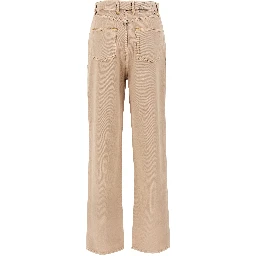 Multicolor Cotton Straight-Leg Jeans