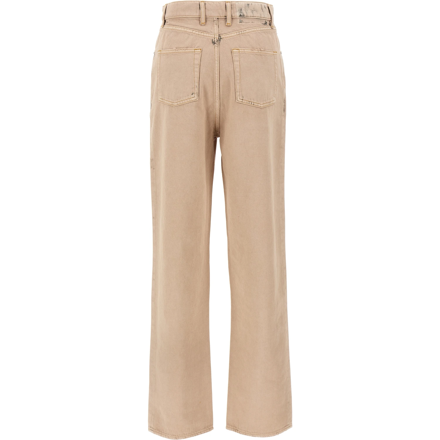 Multicolor Cotton Straight-Leg Jeans