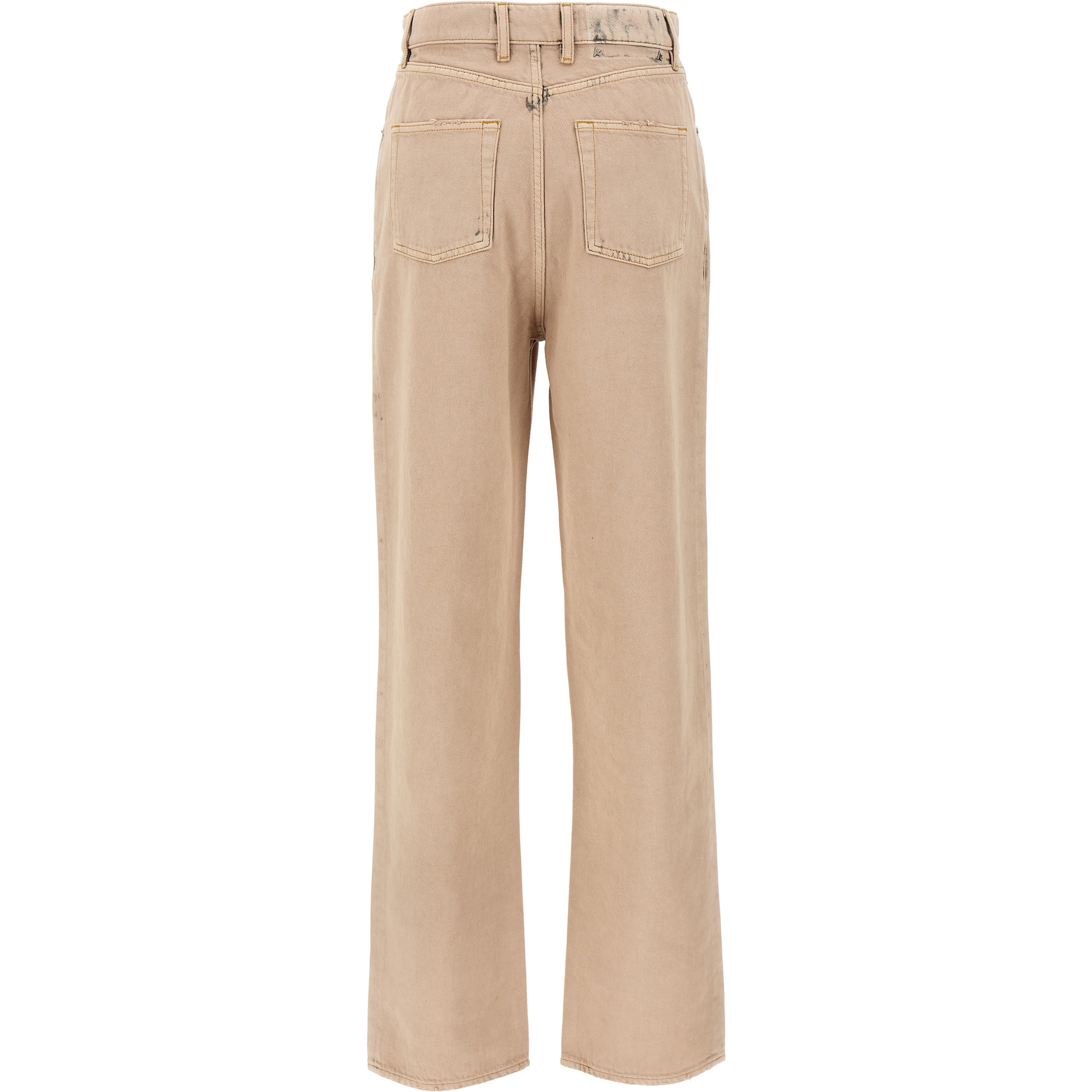 Multicolor Cotton Straight-Leg Jeans