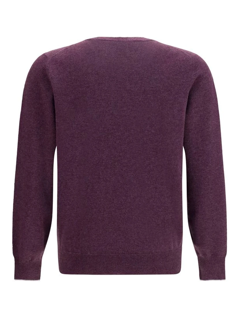Purple Cashmere Sweater