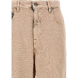 Multicolor Cotton Straight-Leg Jeans