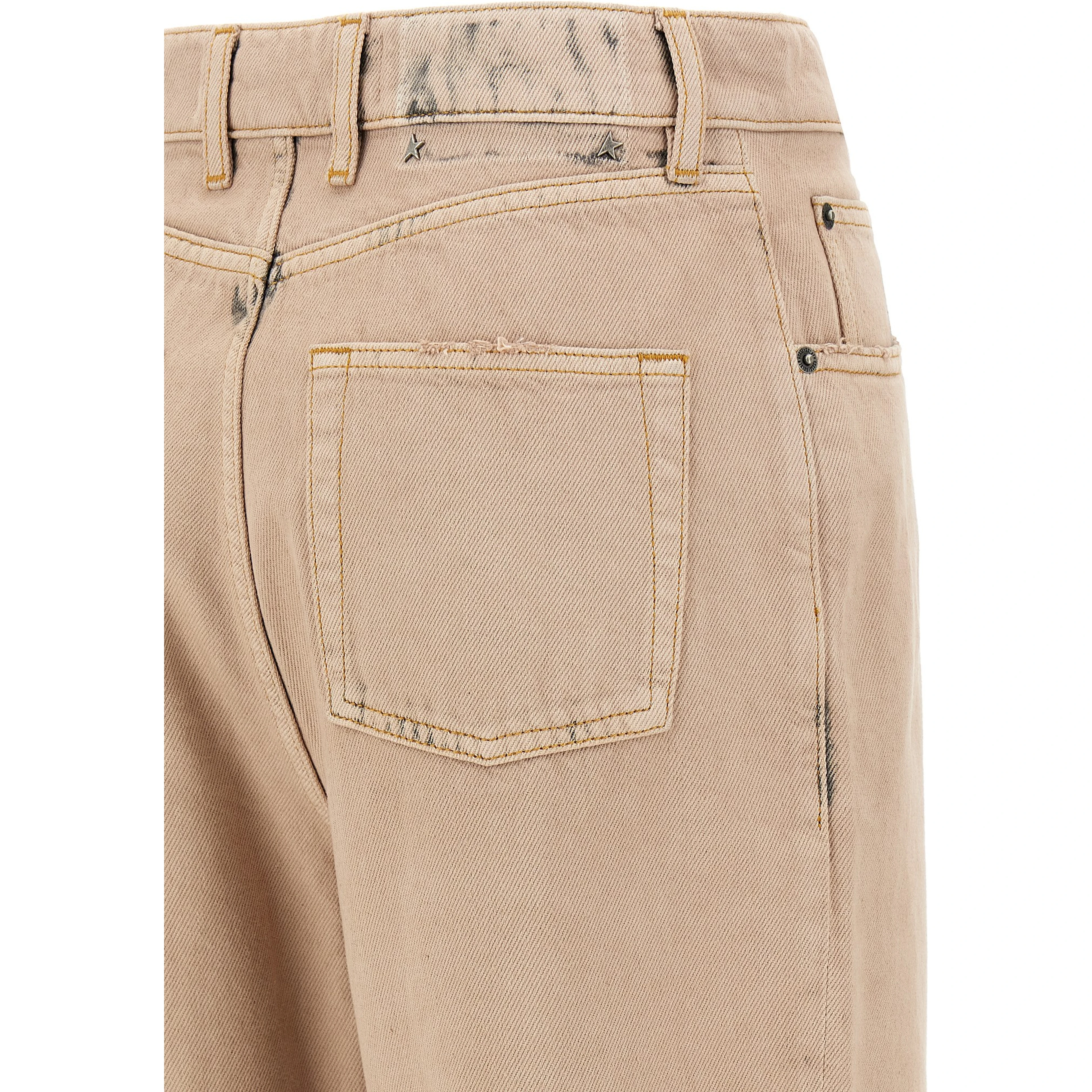 Multicolor Cotton Straight-Leg Jeans
