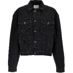 Black Organic Cotton Denim Jacket