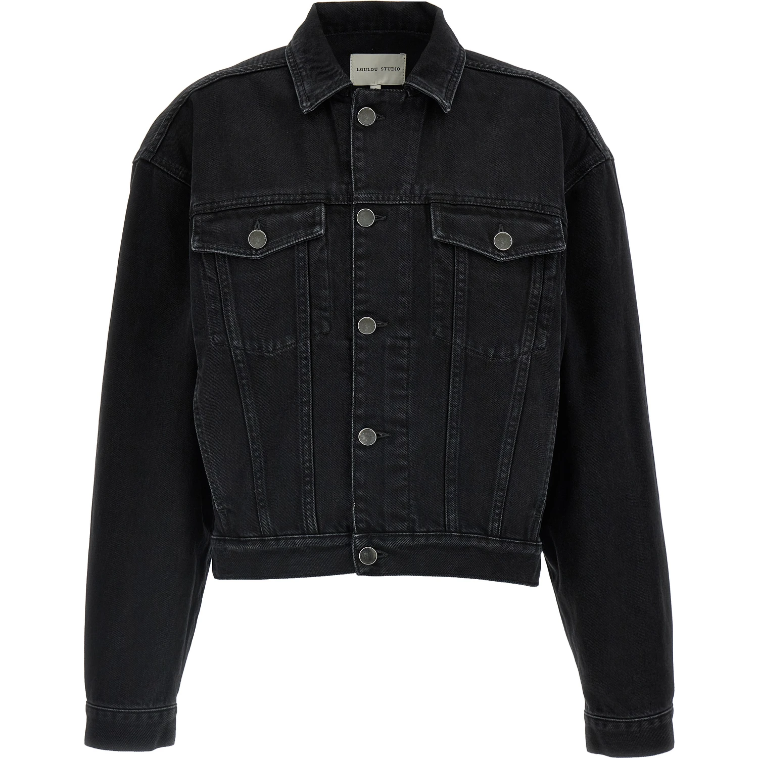 Black Organic Cotton Denim Jacket