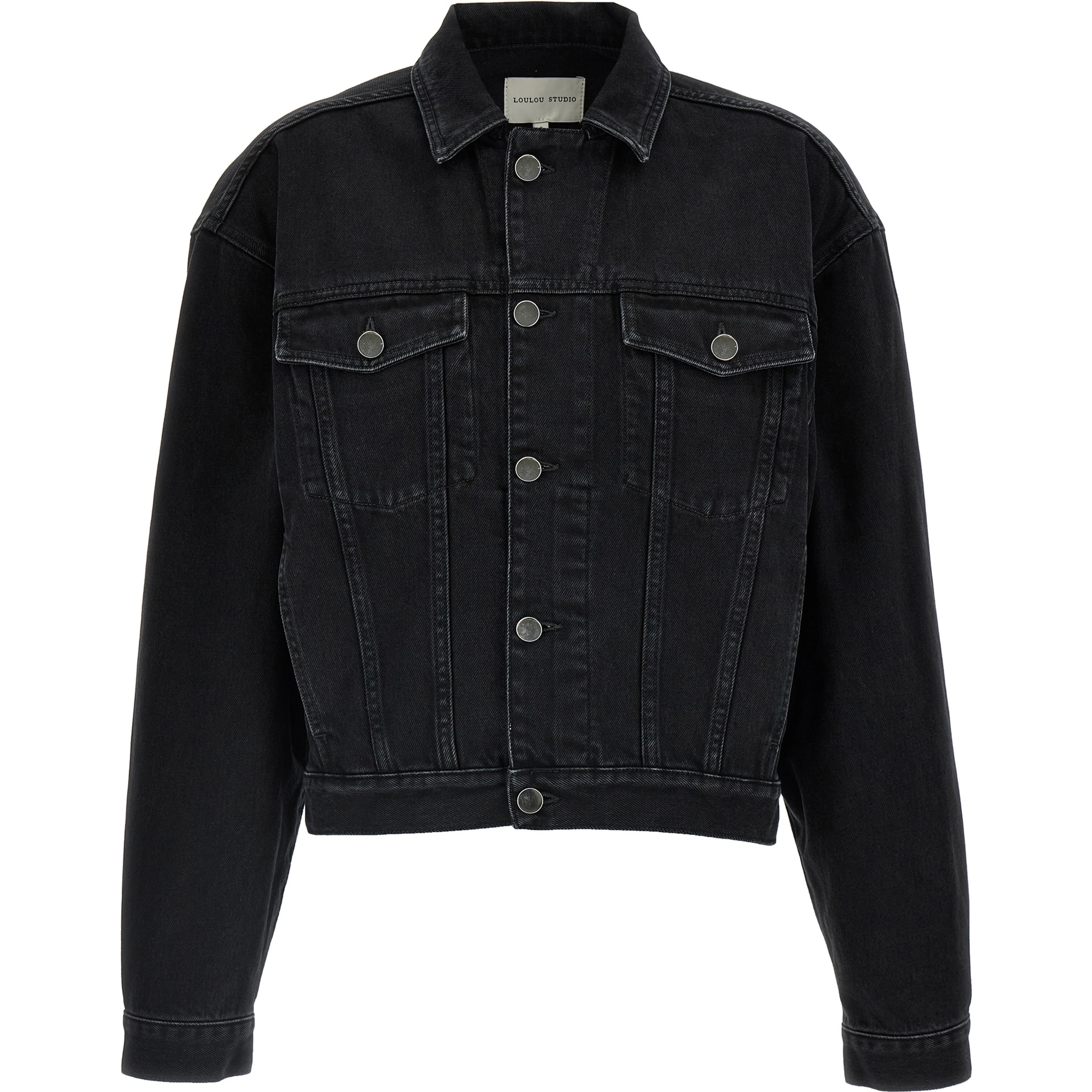 Black Organic Cotton Denim Jacket