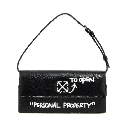 Bicolor Calfskin Shoulder Bag