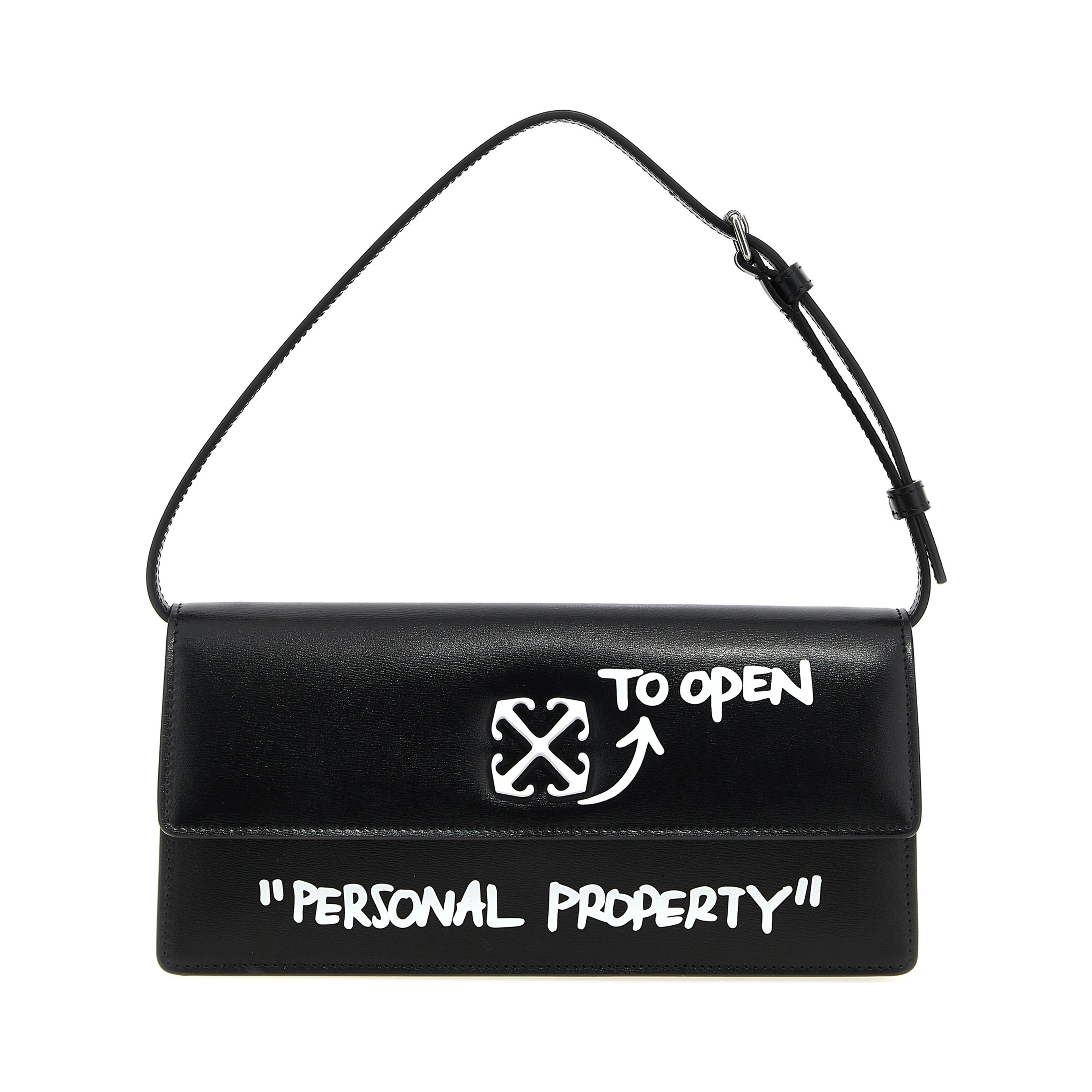 Bicolor Calfskin Shoulder Bag