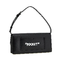 Bicolor Calfskin Shoulder Bag