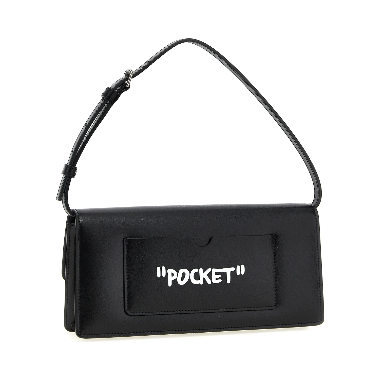 Bicolor Calfskin Shoulder Bag