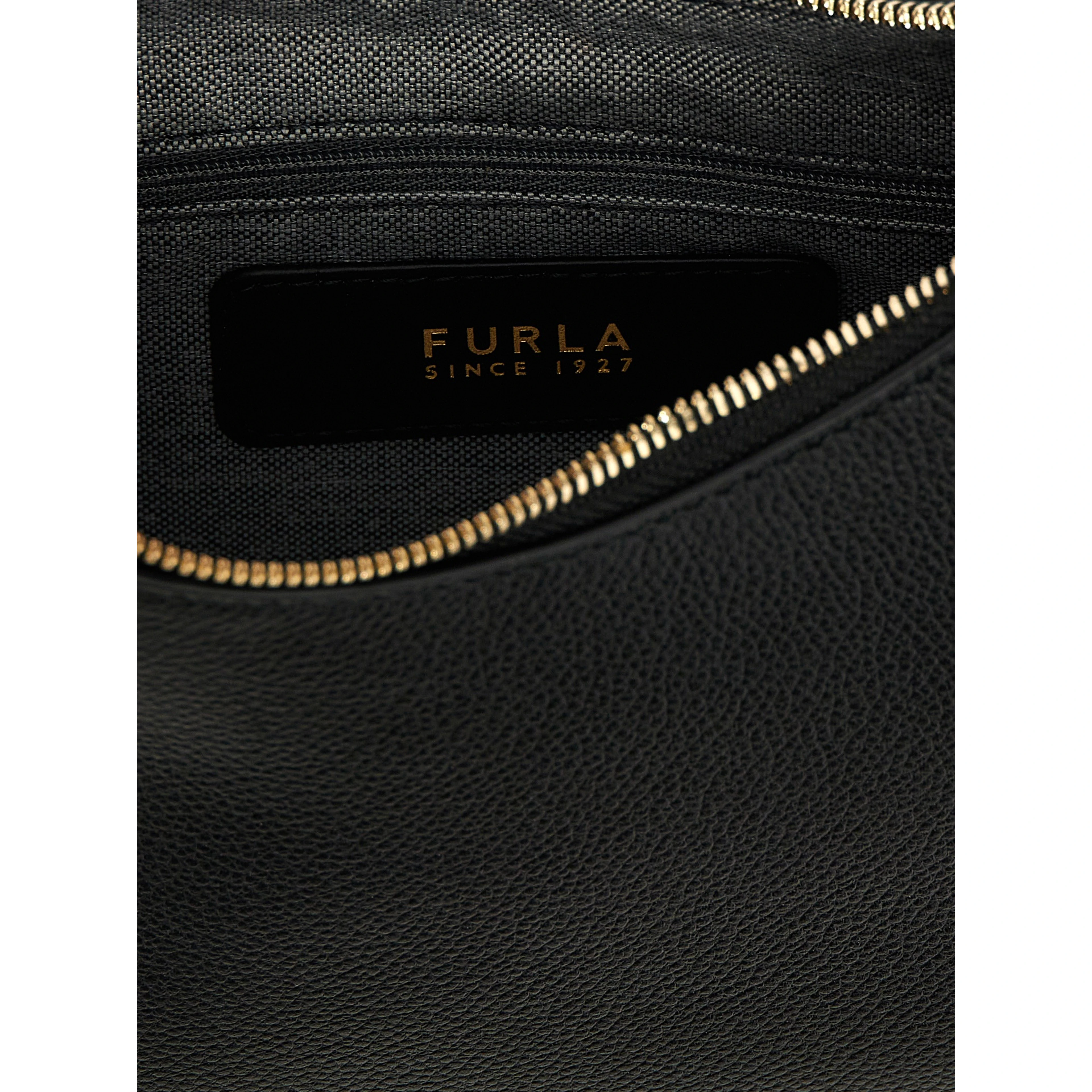 Black Leather Shoulder Bag