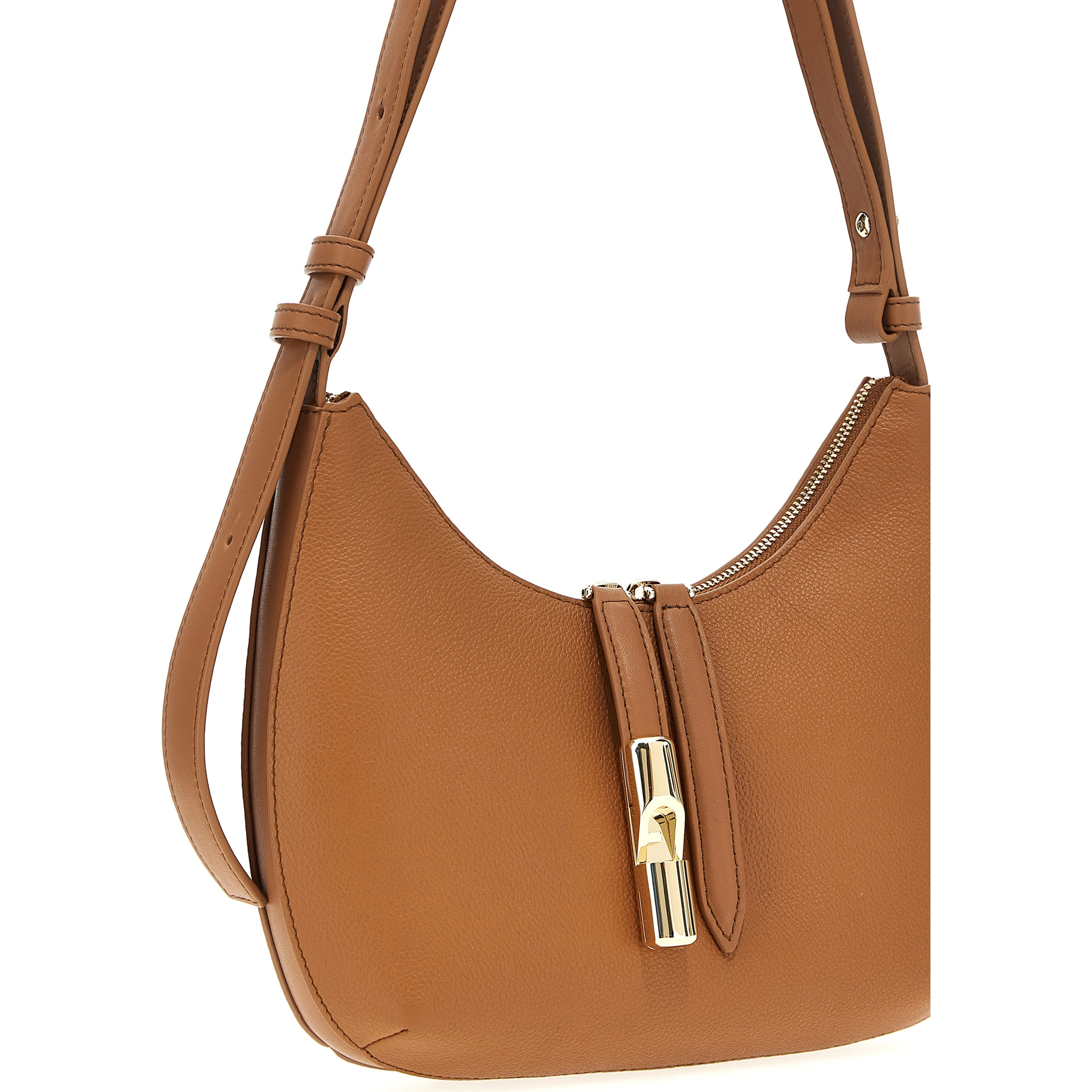 Brown Leather Shoulder Bag