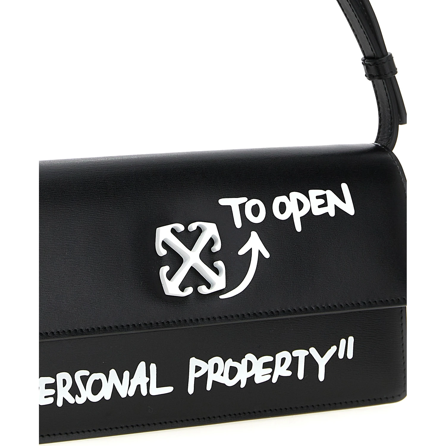 Bicolor Calfskin Shoulder Bag