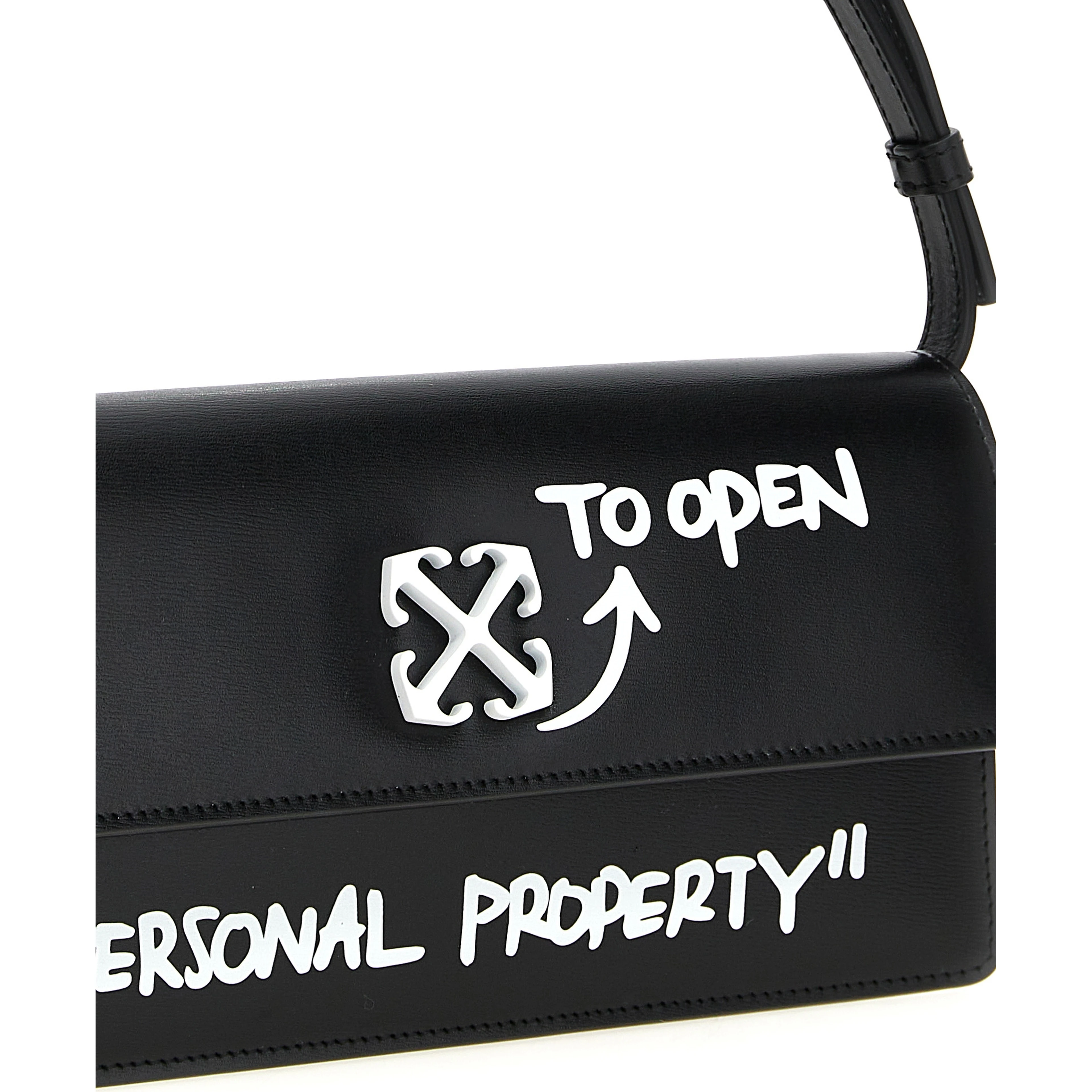 Bicolor Calfskin Shoulder Bag
