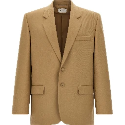 Beige Wool Blazer