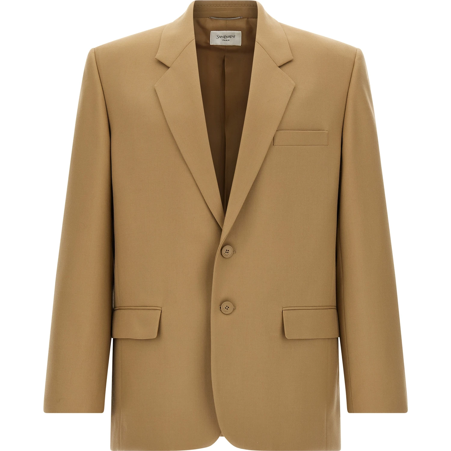Beige Wool Blazer
