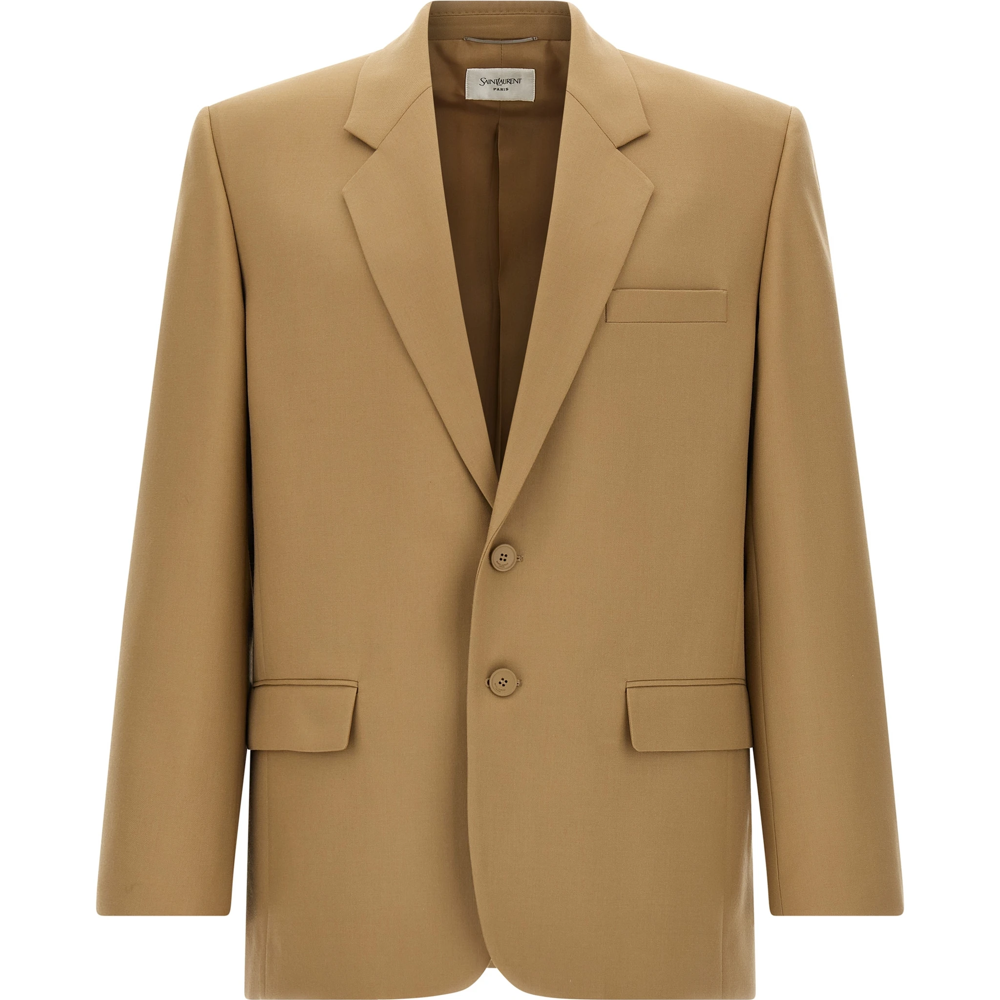 Beige Wool Blazer