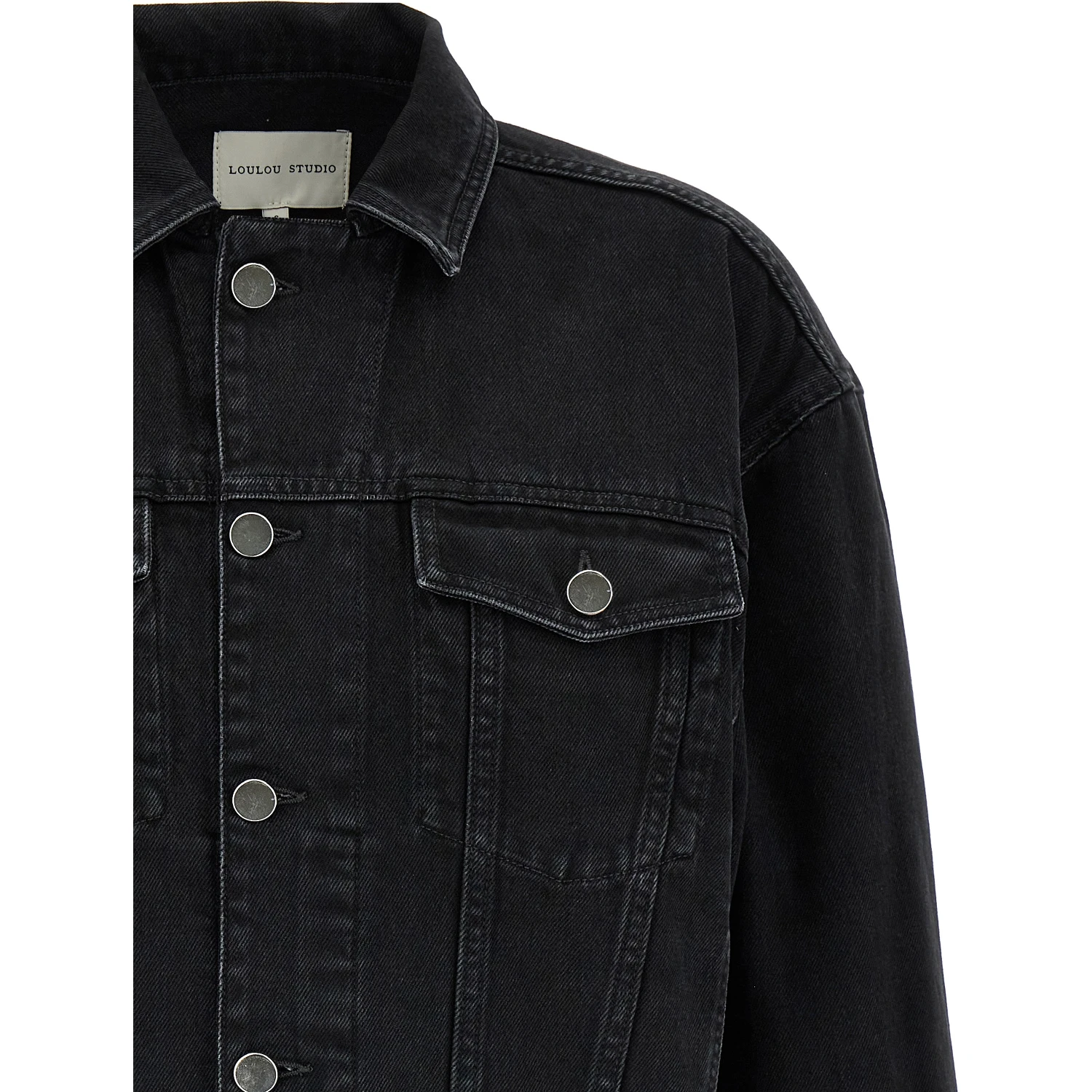 Black Organic Cotton Denim Jacket