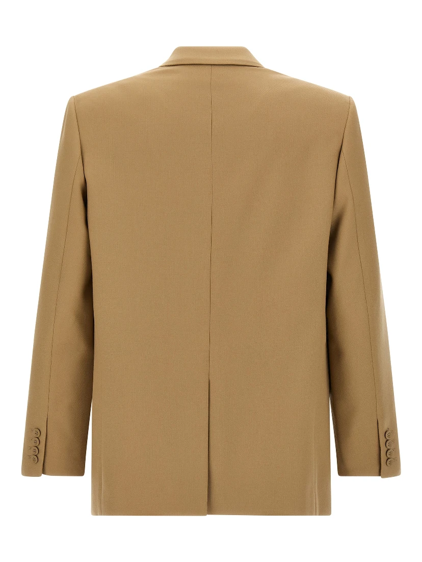 Beige Wool Blazer