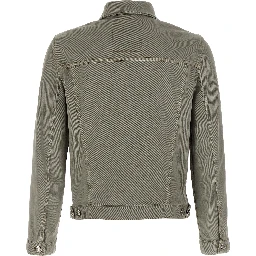 Gray Cotton Denim Jacket