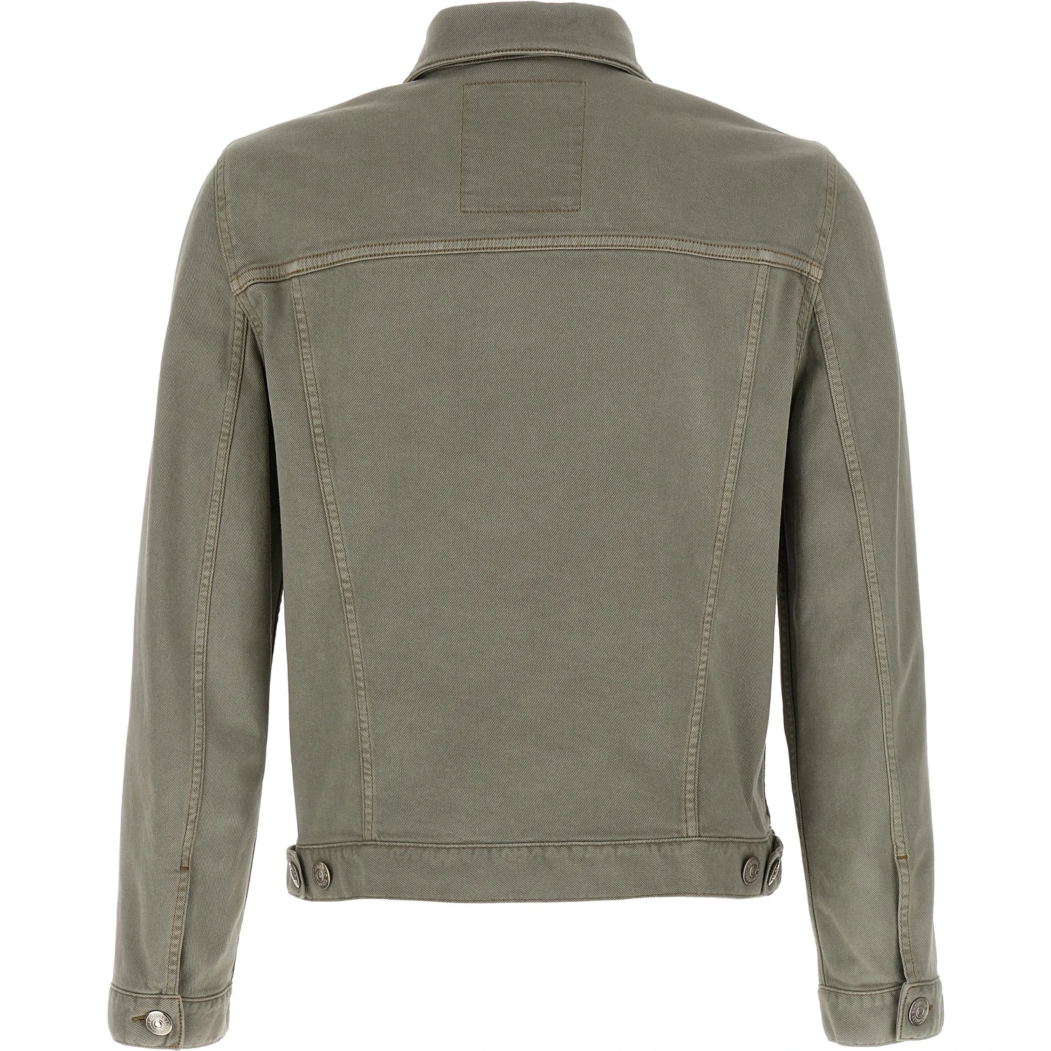 Gray Cotton Denim Jacket