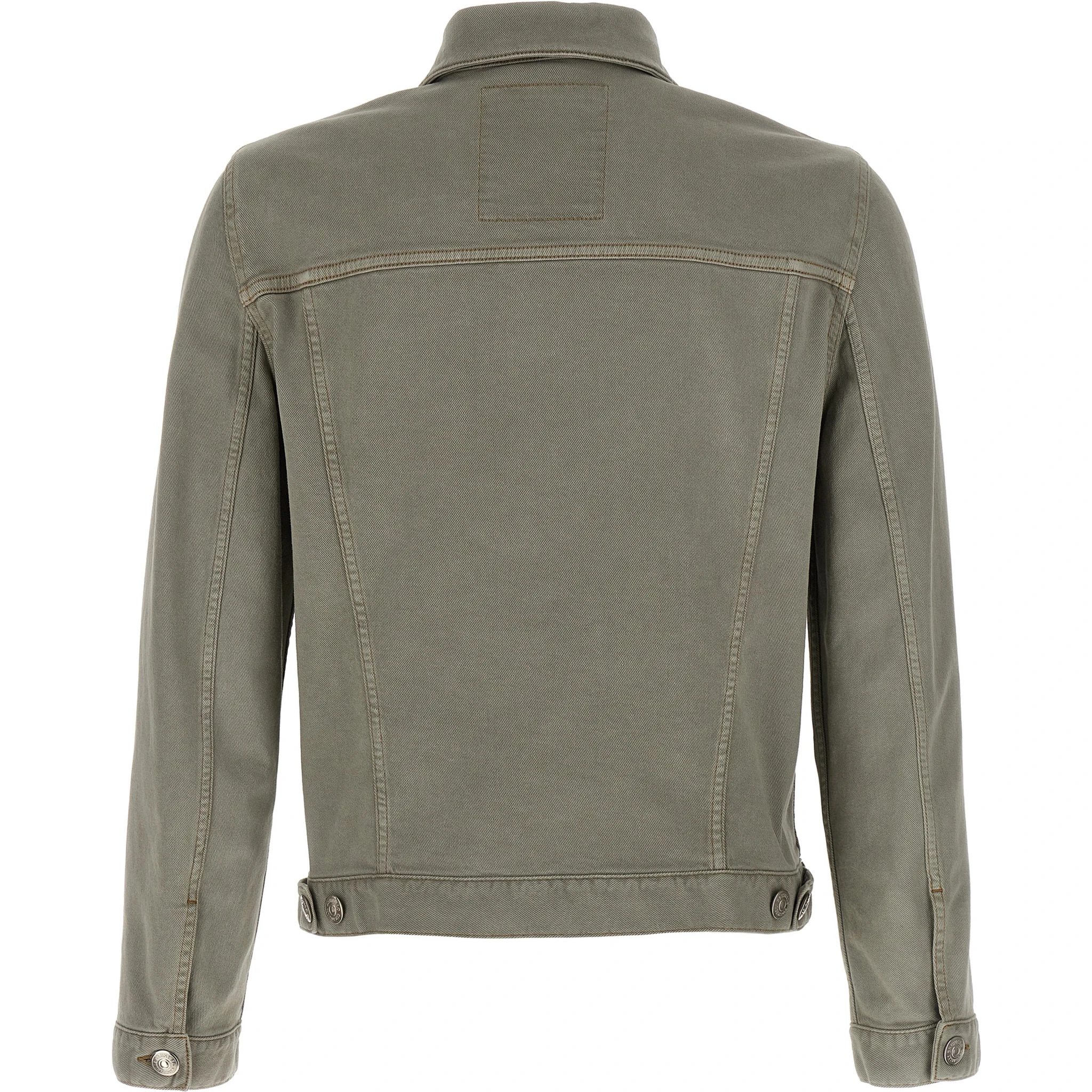 Gray Cotton Denim Jacket