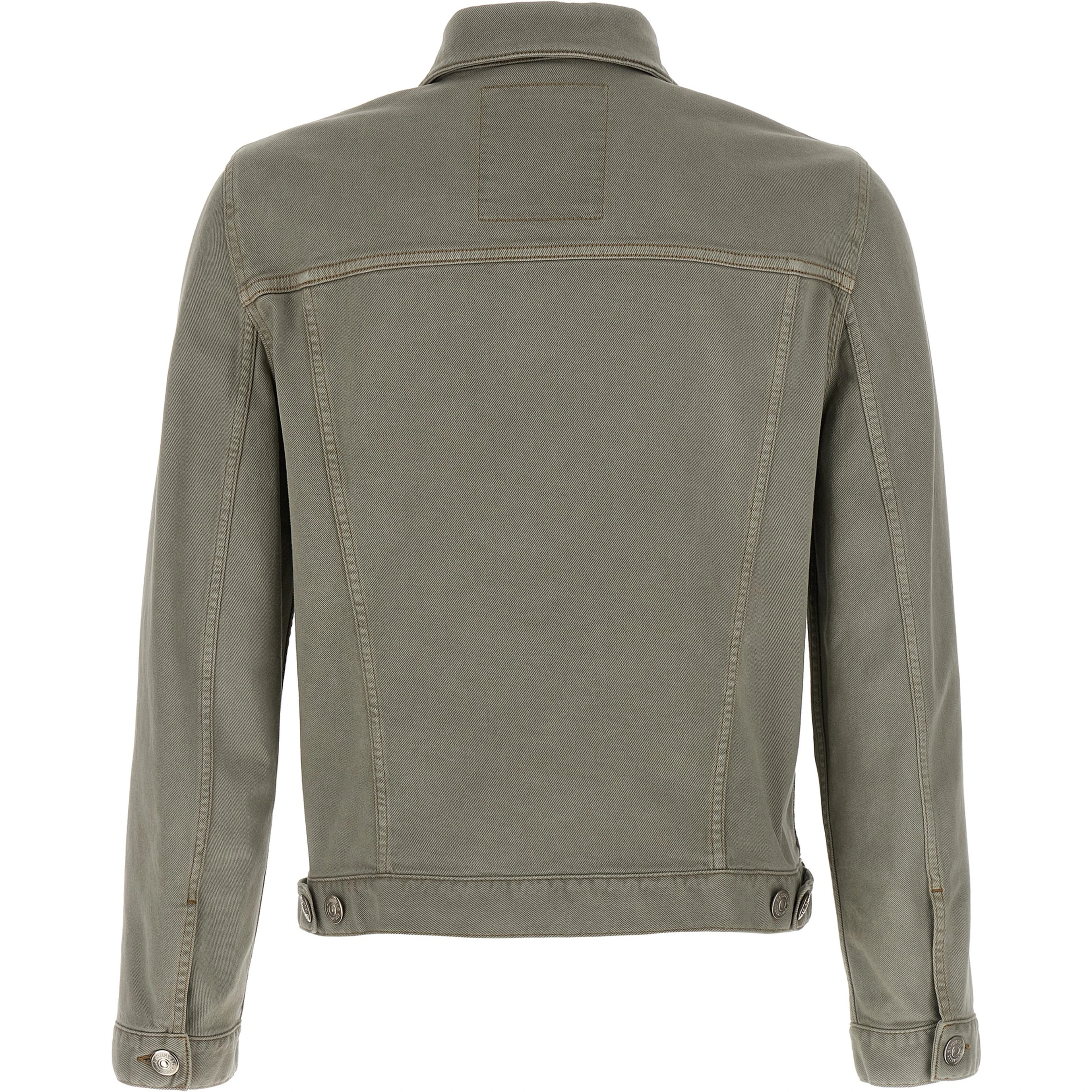 Gray Cotton Denim Jacket