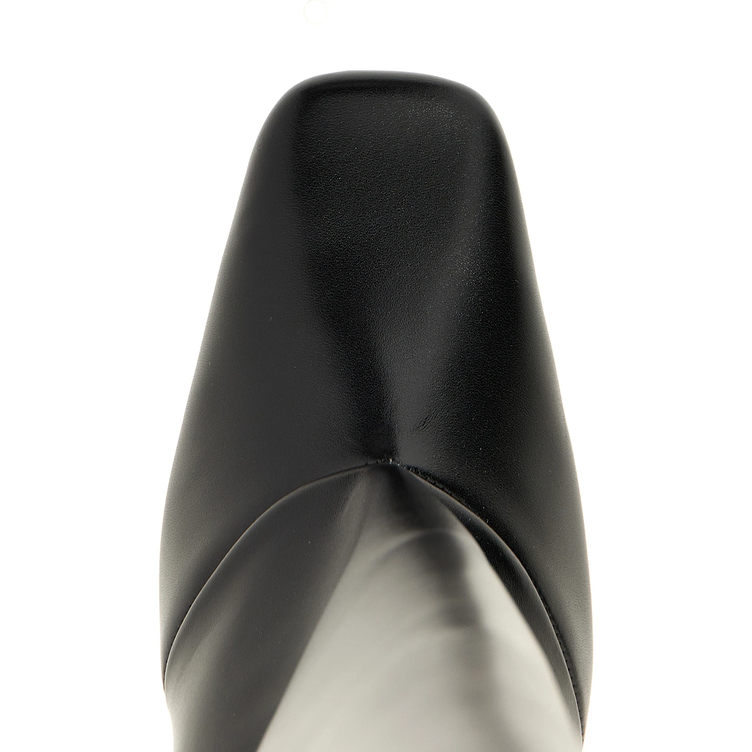 Black Cowhide Over The Knee