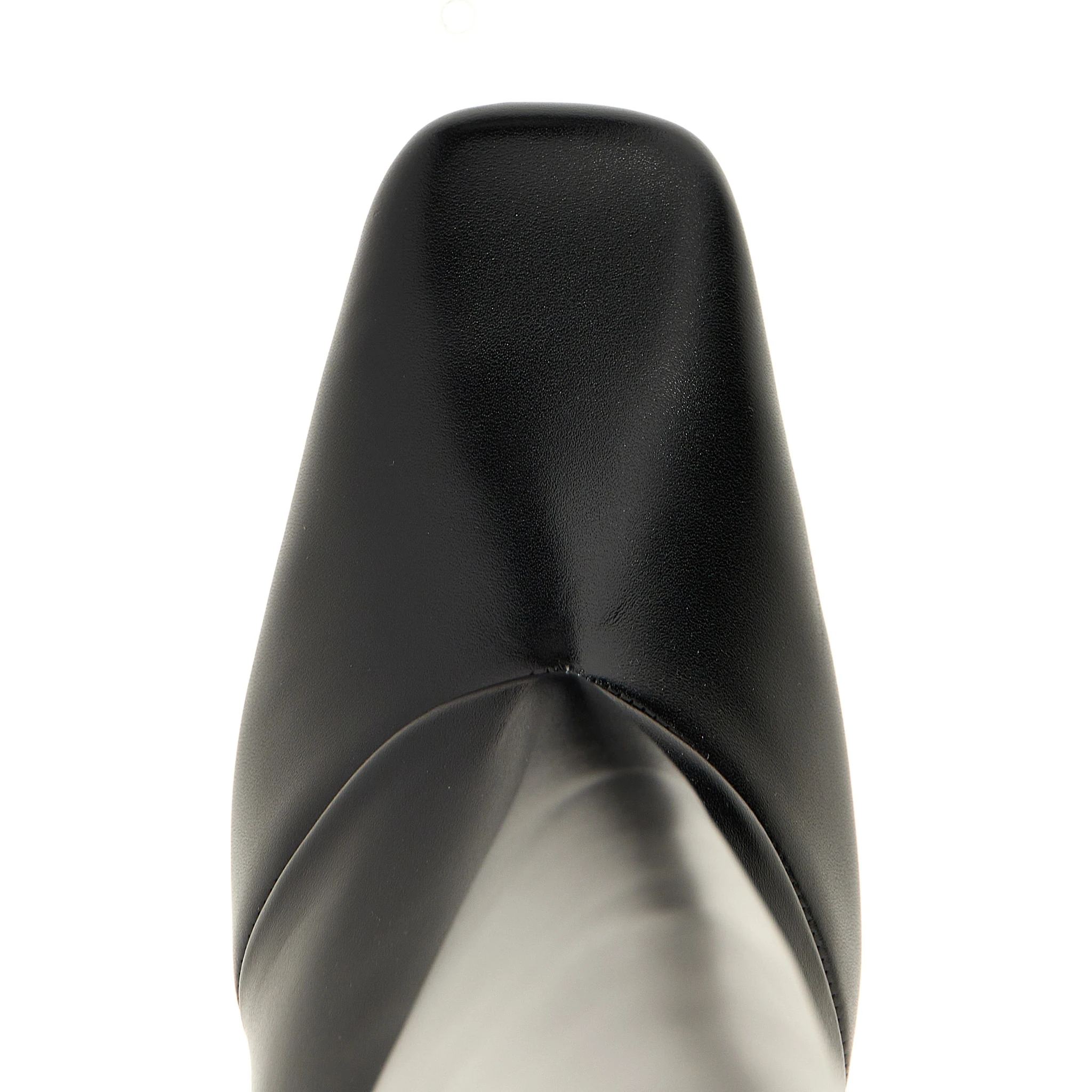 Black Cowhide Over The Knee