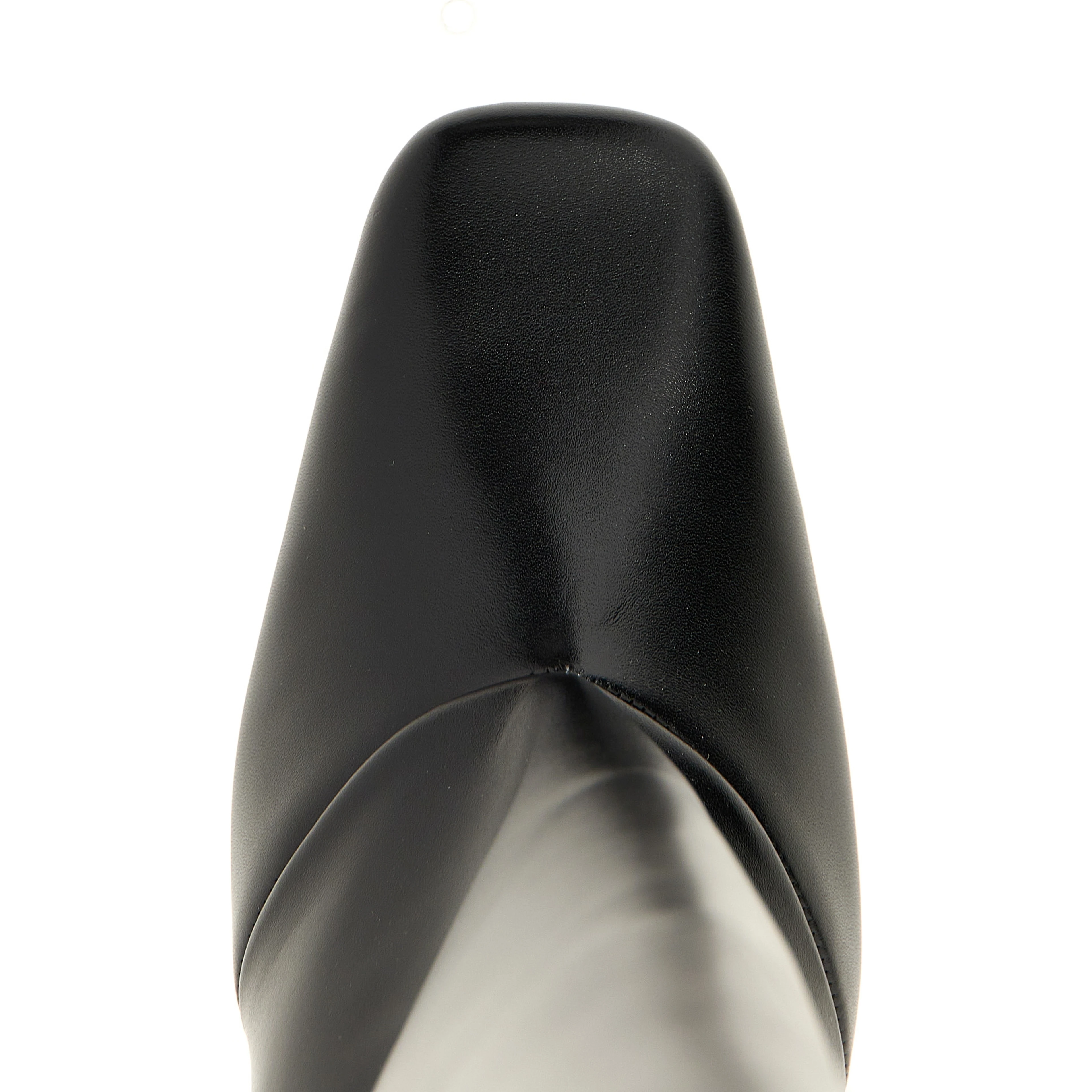 Black Cowhide Over The Knee