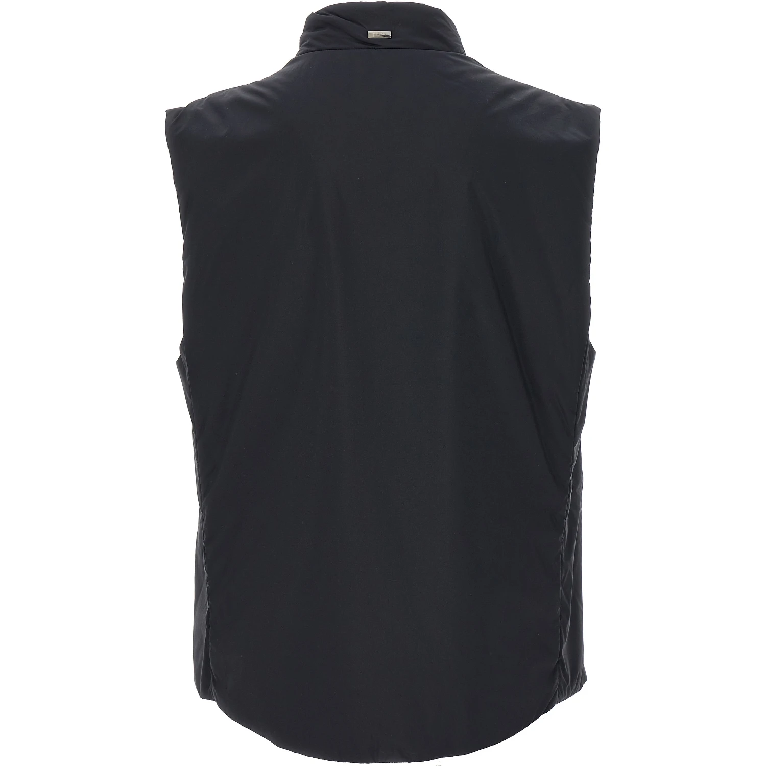 Black Polyamide Sleeveless Jacket