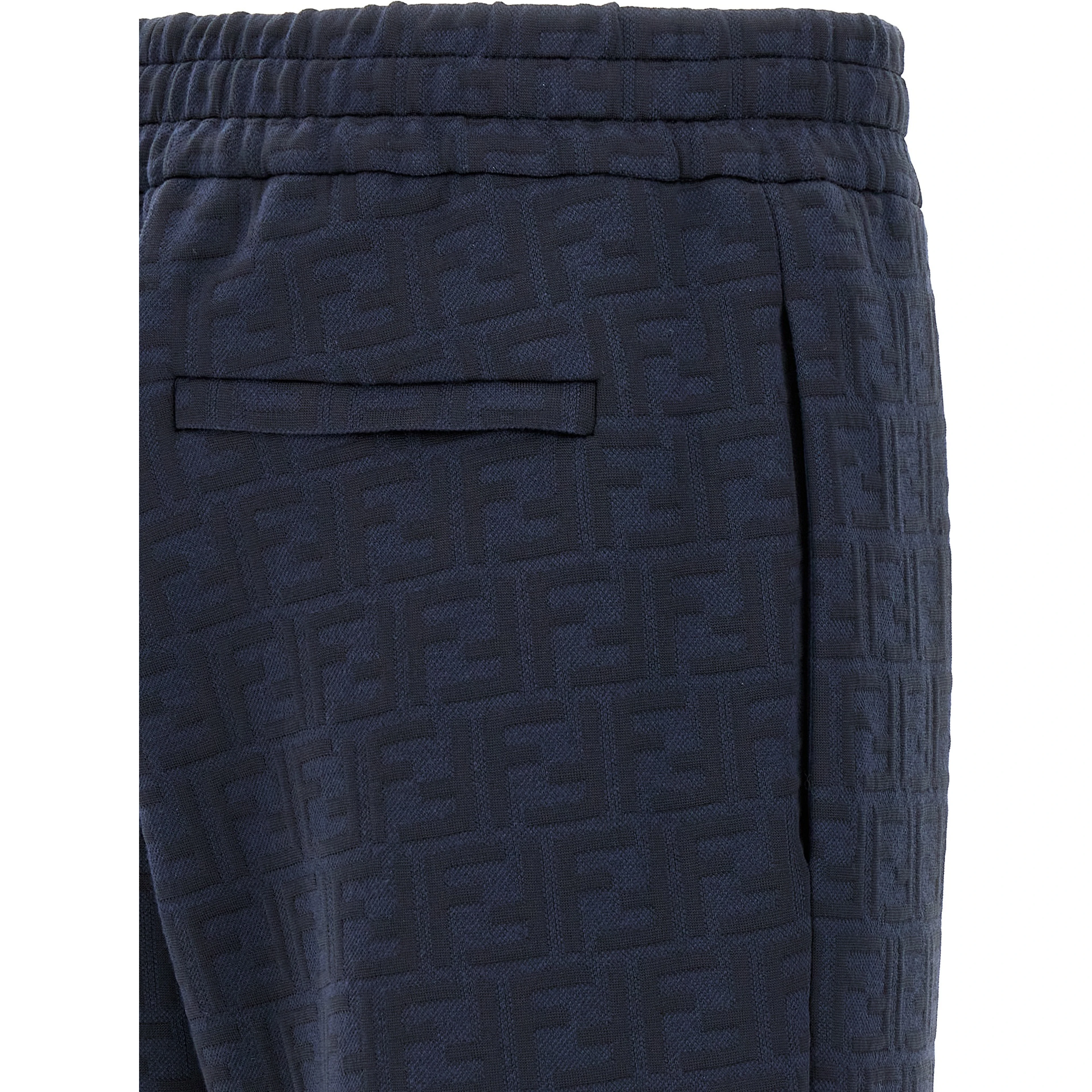 Blue Polyester Joggers (Workout Pants)