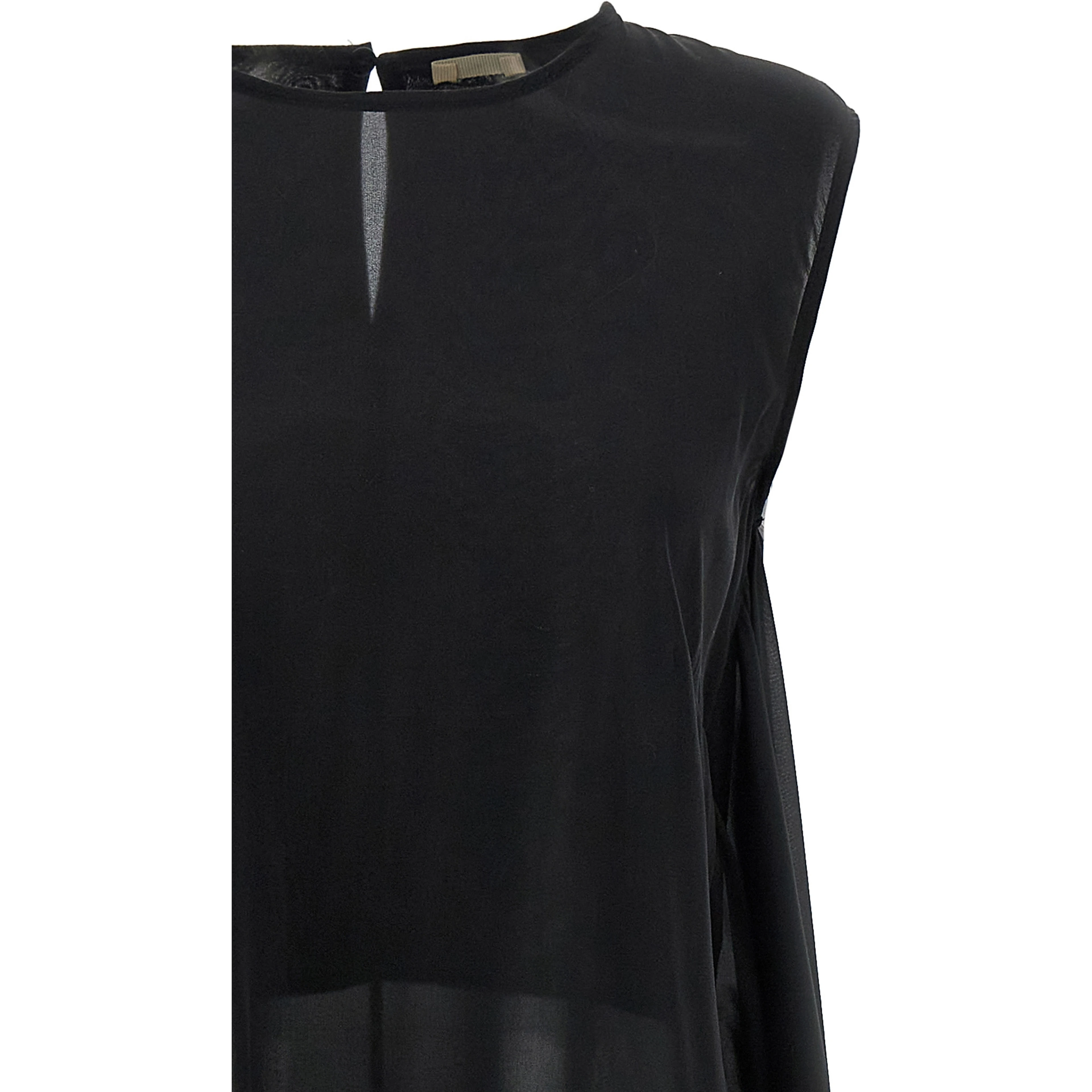Black Silk Tank Tops