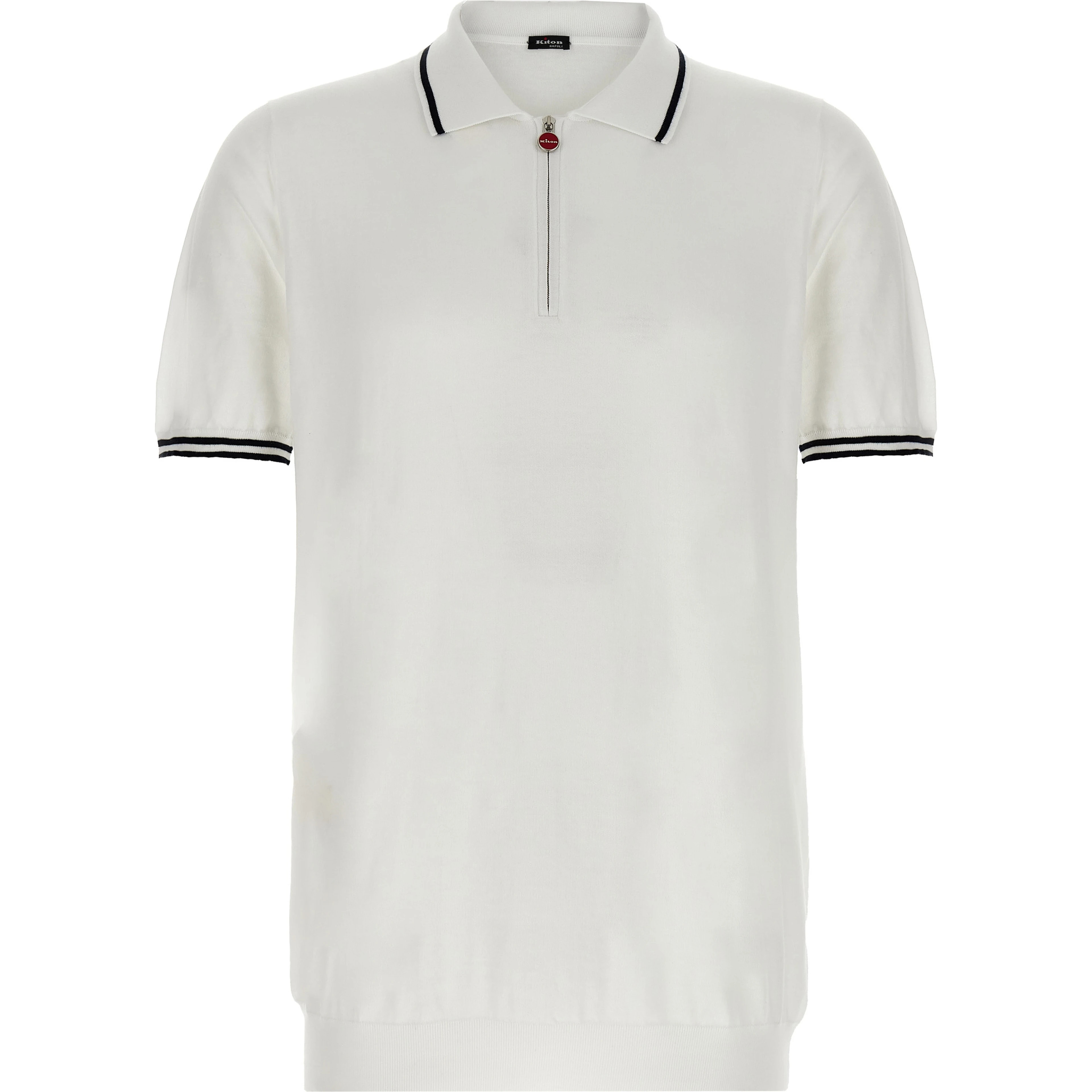 White Cotton Polo Shirt