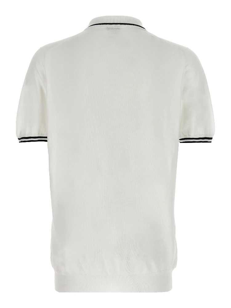 White Cotton Polo Shirt alternative