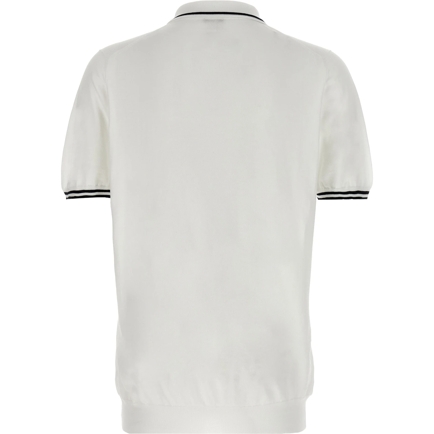 White Cotton Polo Shirt