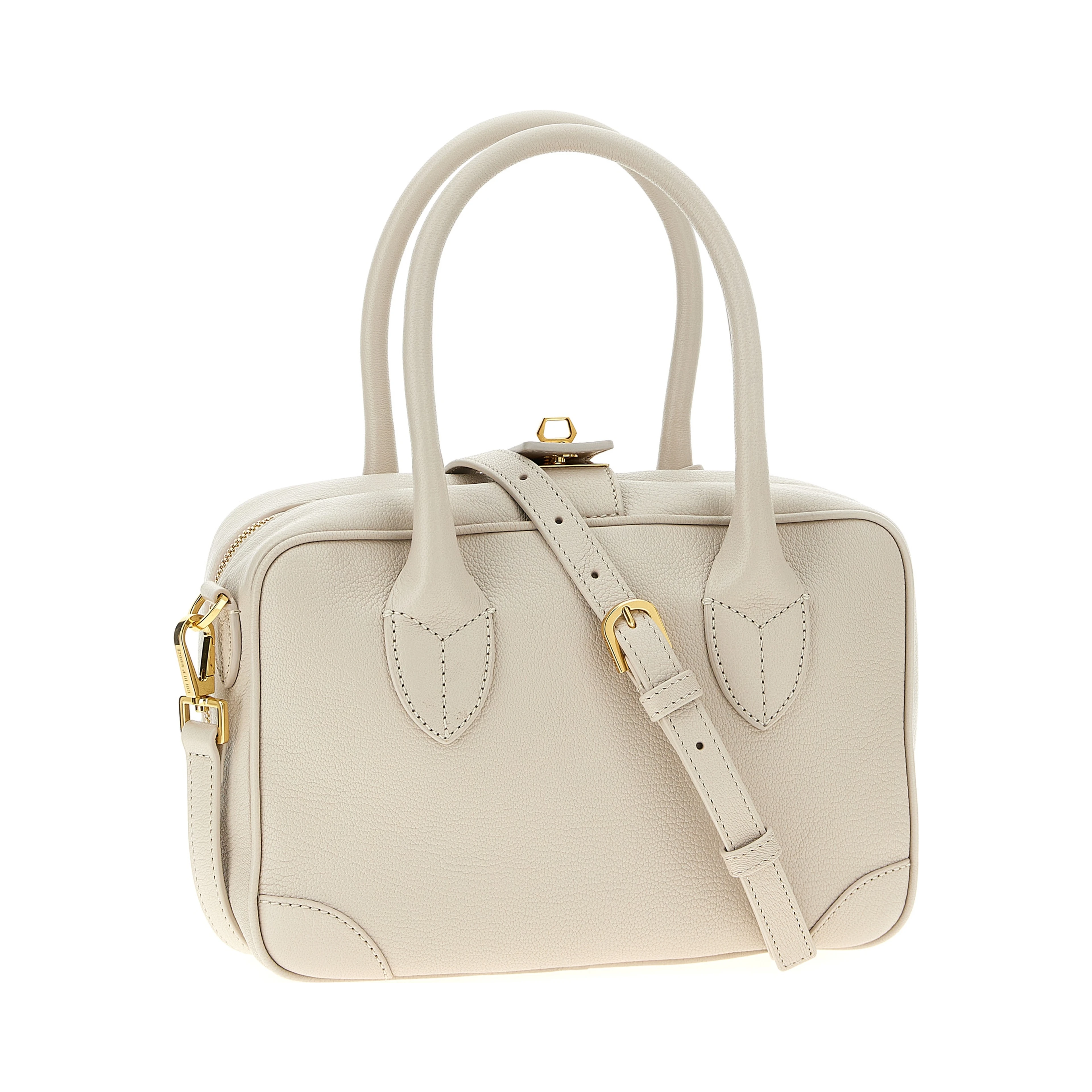 White Goatskin Handbag