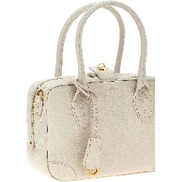 White Goatskin Handbag
