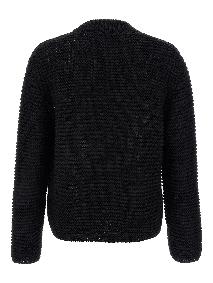 Bicolor Cotton Cardigan