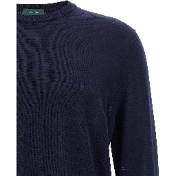 Blue Cotton Cardigan