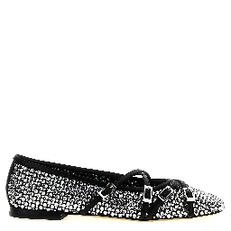 Black Polyamide Ballet Flats