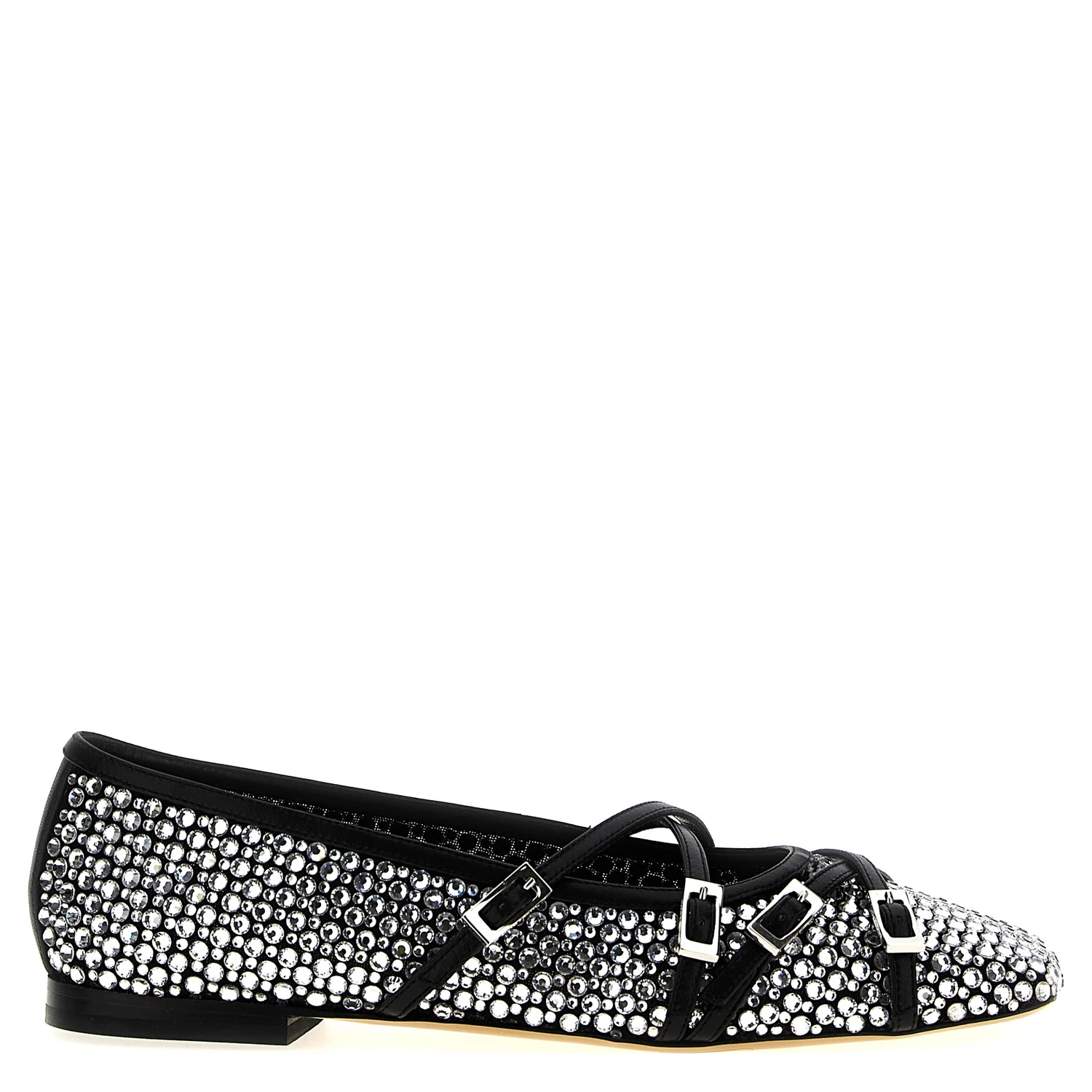 Black Polyamide Ballet Flats