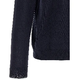 Blue Cotton Cardigan