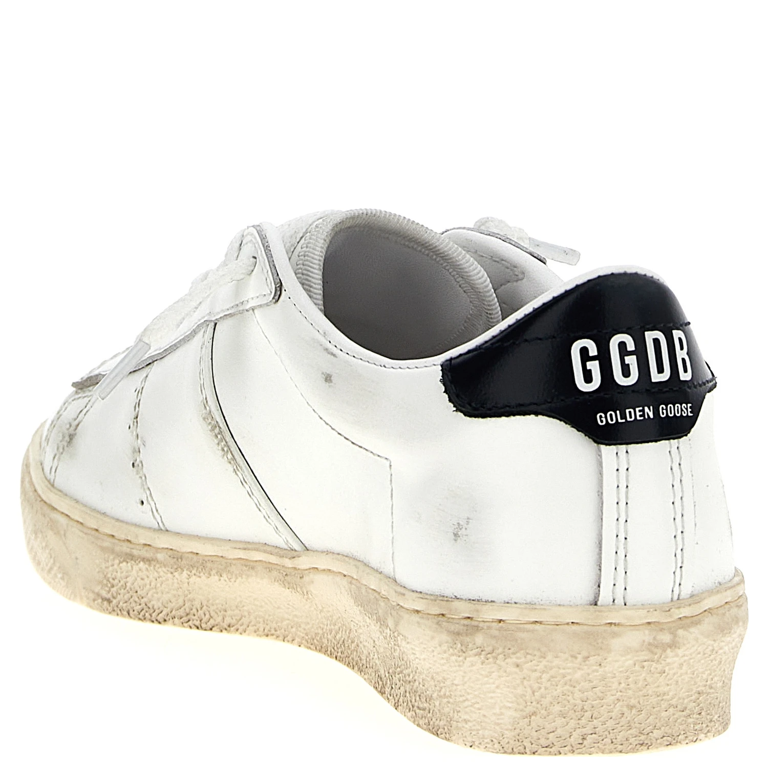Blue Cowhide Low Top Sneakers