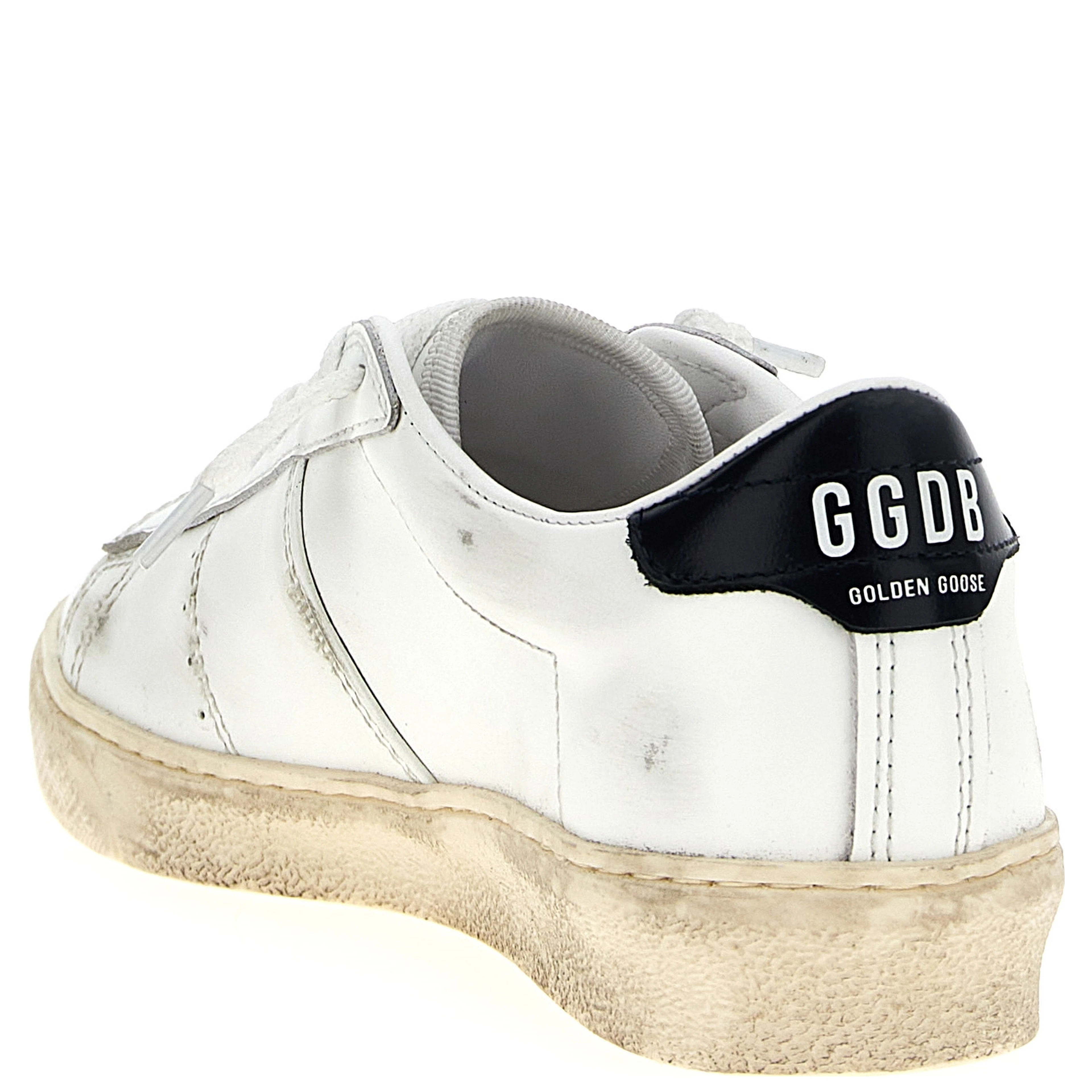Blue Cowhide Low Top Sneakers