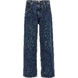 Blue Cotton Jeans Denim