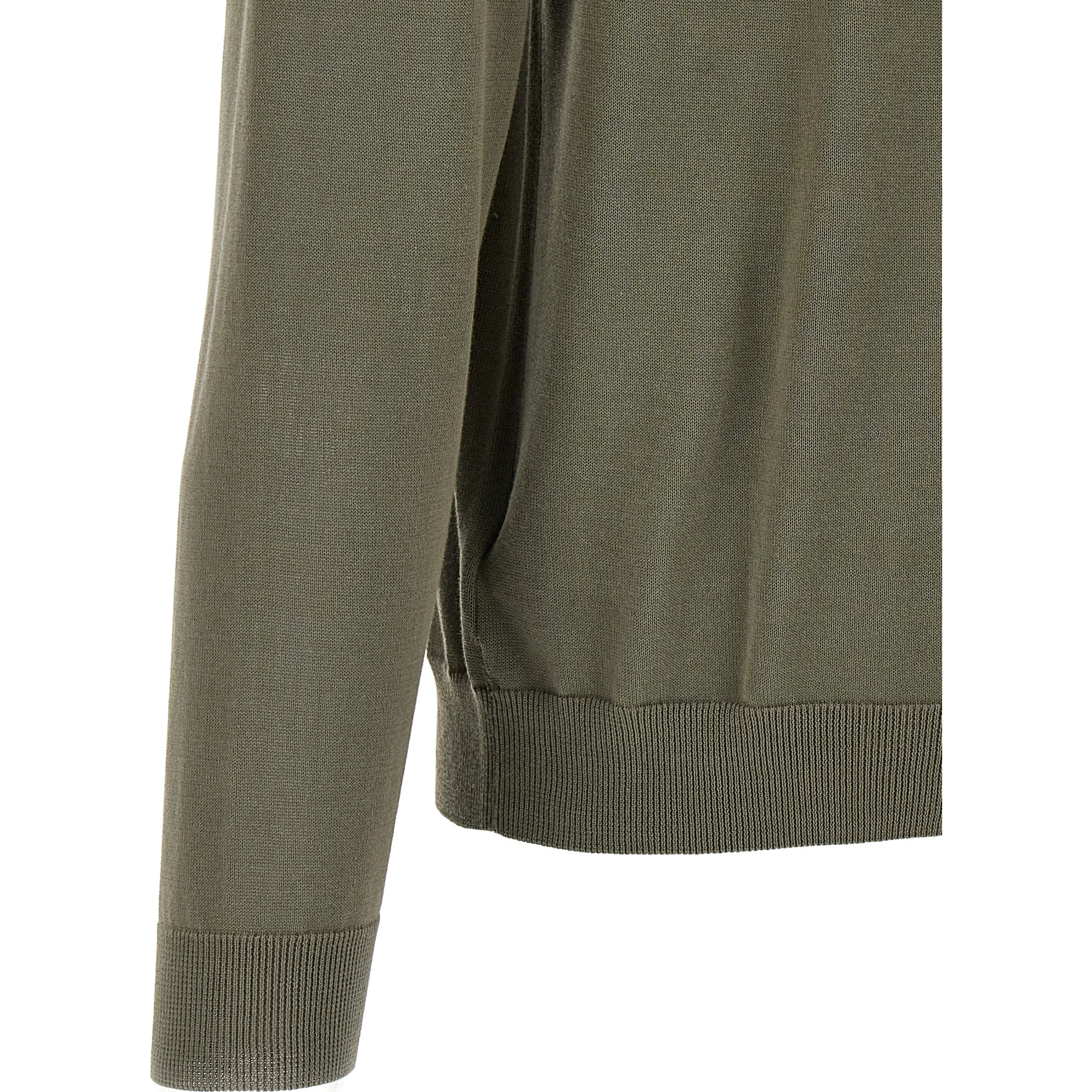 Bicolor Cotton Cardigan