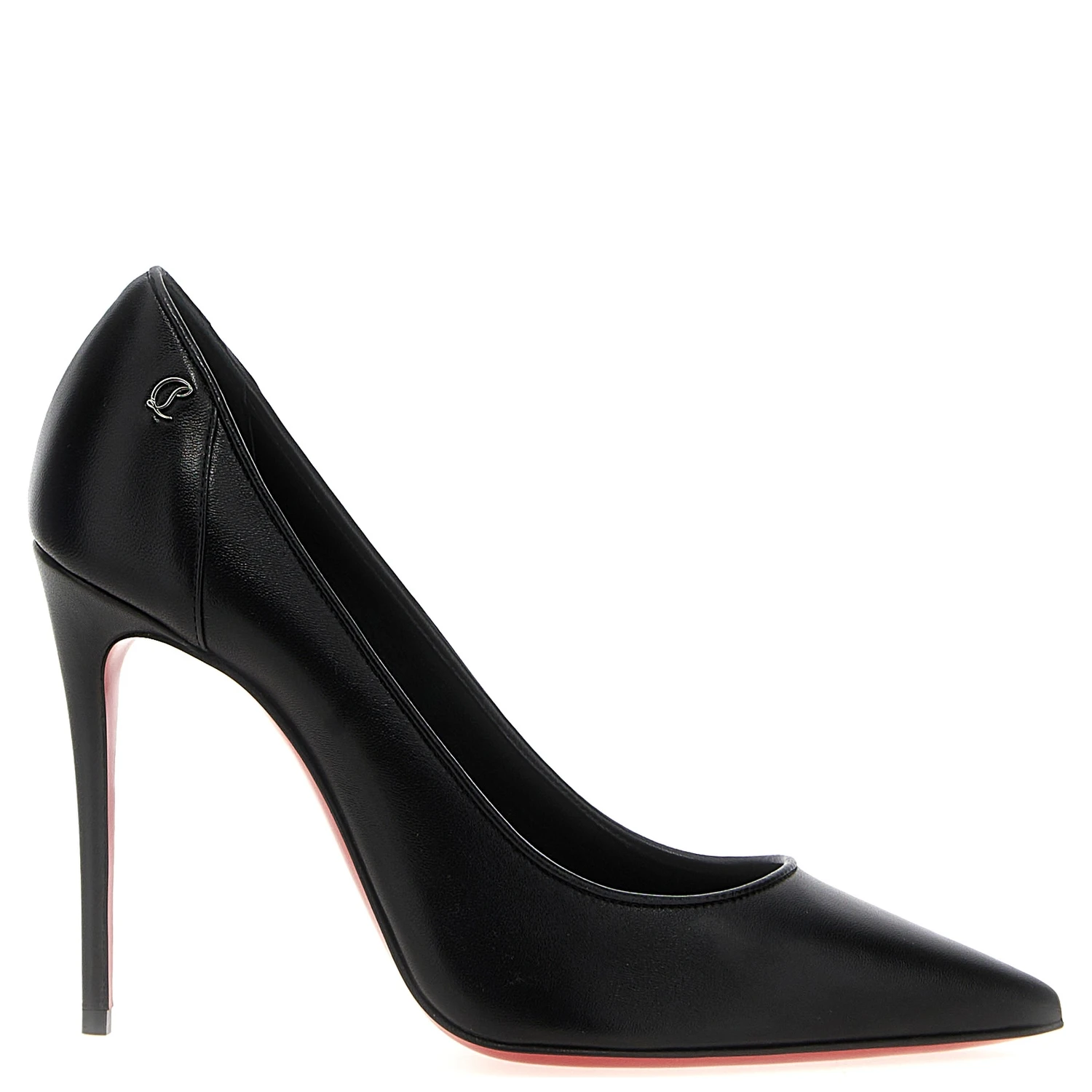 Black Napa Leather / Calf Bos Taurus High Heel Pumps
