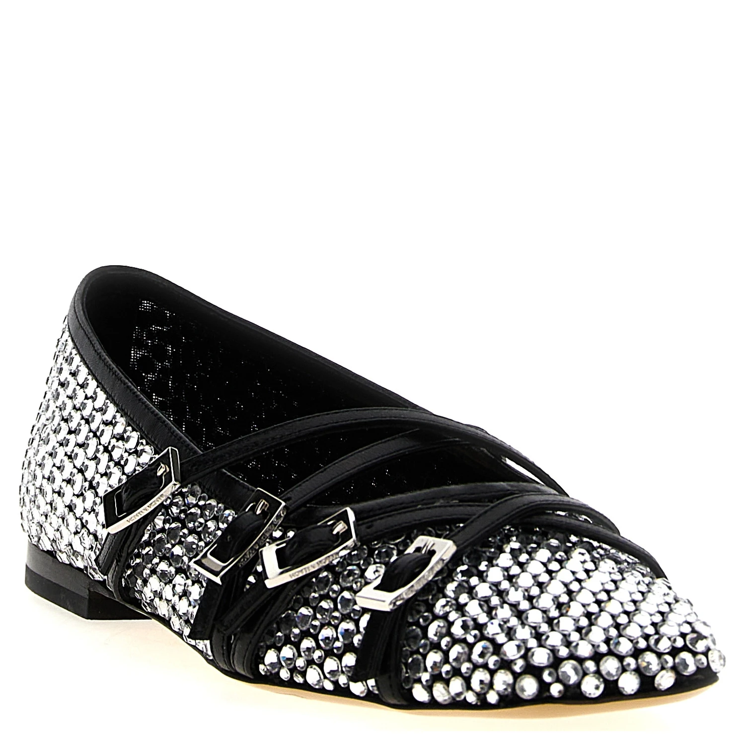 Black Polyamide Ballet Flats