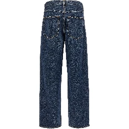 Blue Cotton Jeans Denim