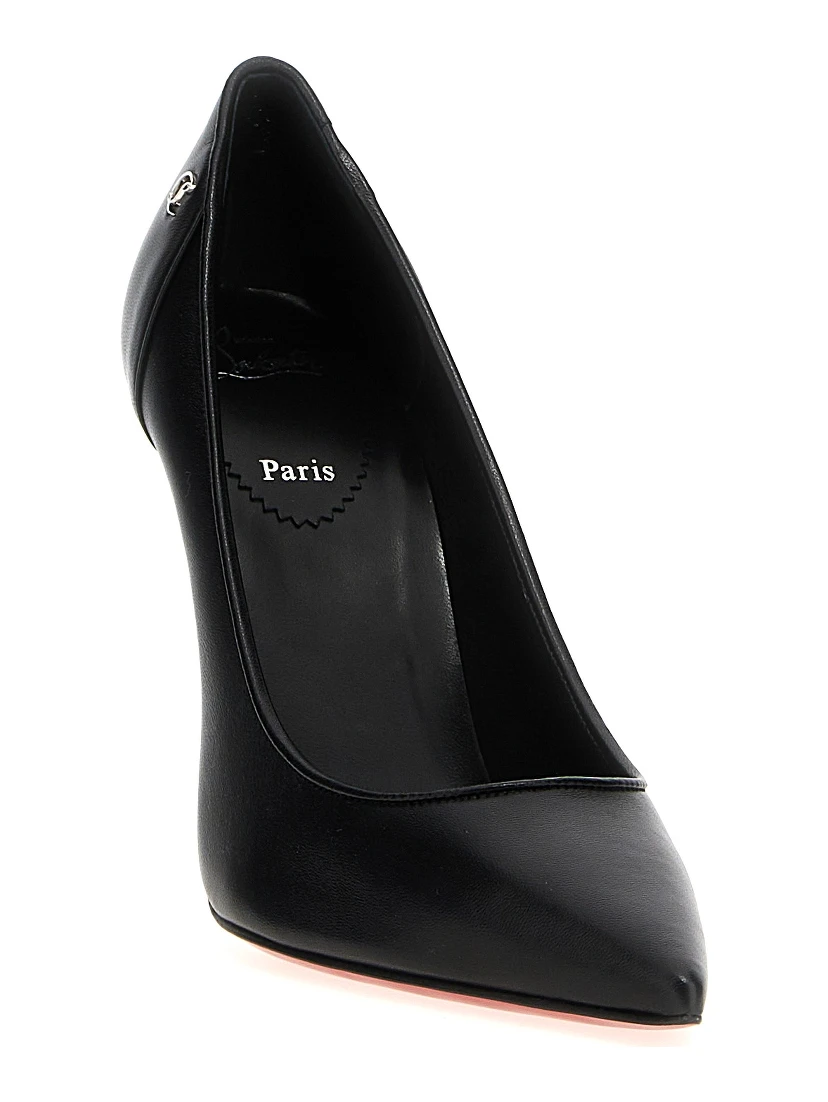 Black Napa Leather / Calf Bos Taurus High Heel Pumps